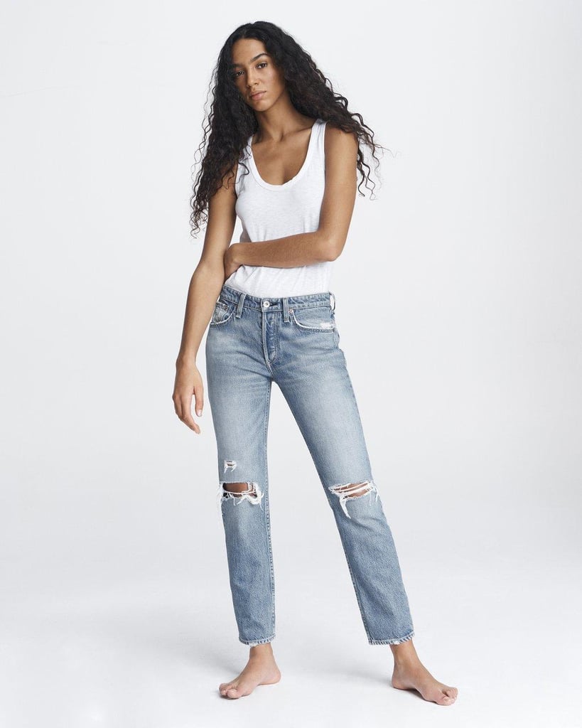 Rag and Bone Rosa Mid-Rise Boyfriend Jeans