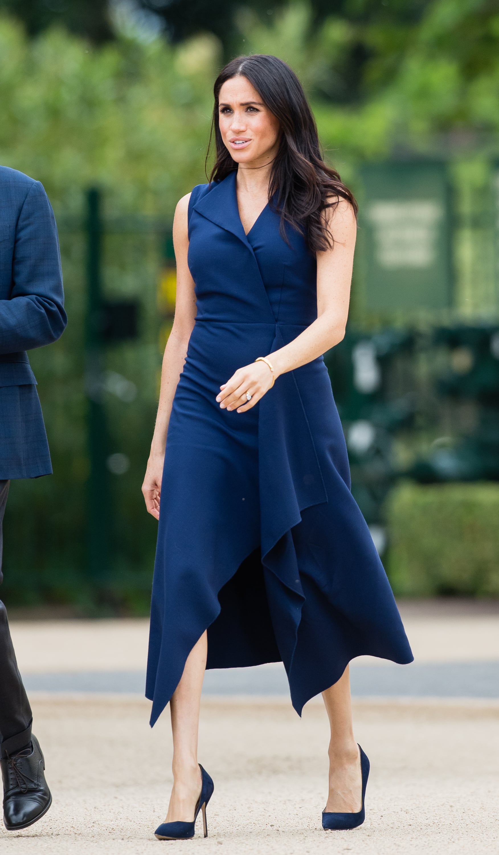 Meghan Markle Wears Dion Lee Dress October 2018 POPSUGAR Fashion UK