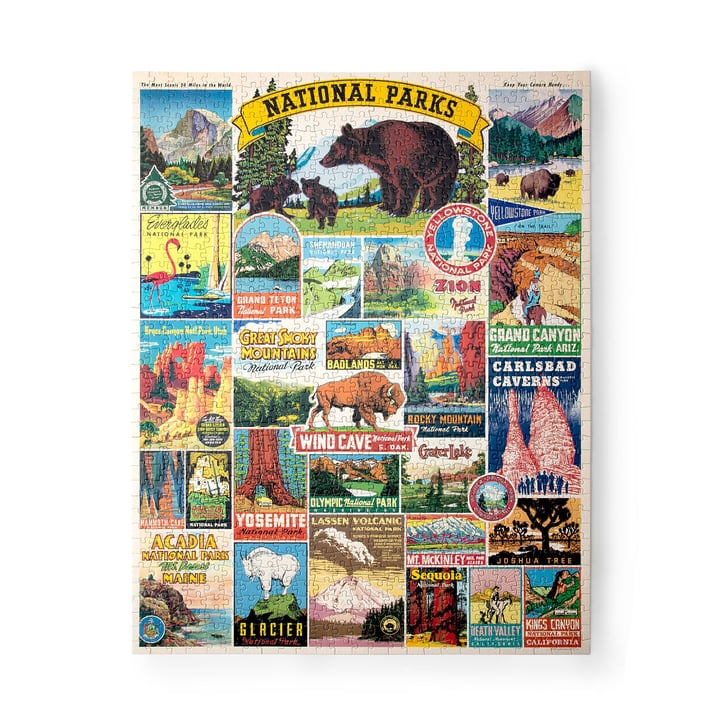 Vintage National Parks Puzzle Best Gifts For Clients POPSUGAR Smart