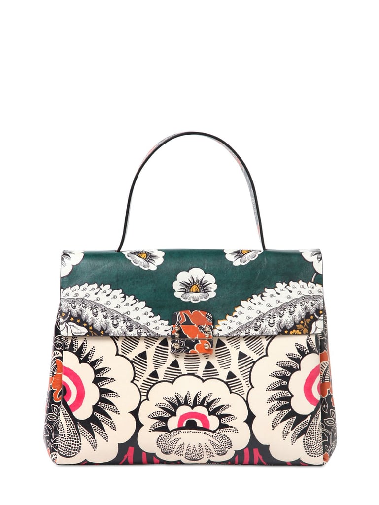 Valentino Printed Leather Top Handle Bag ($3,645)