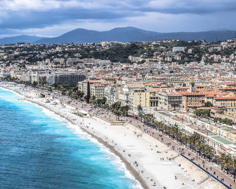The breathtaking Promenade des Anglais
