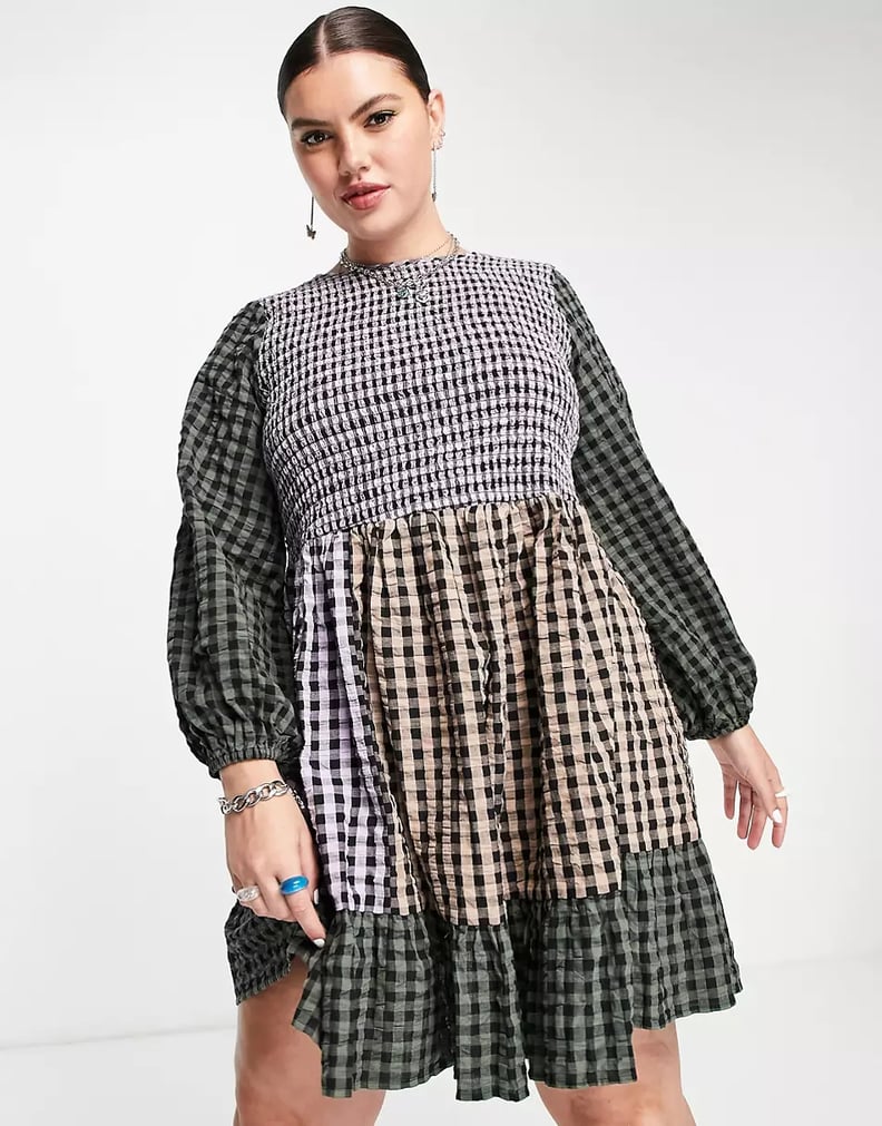 A Winter Wardrobe Staple: ASOS Design Curve Shirred Smock Dress