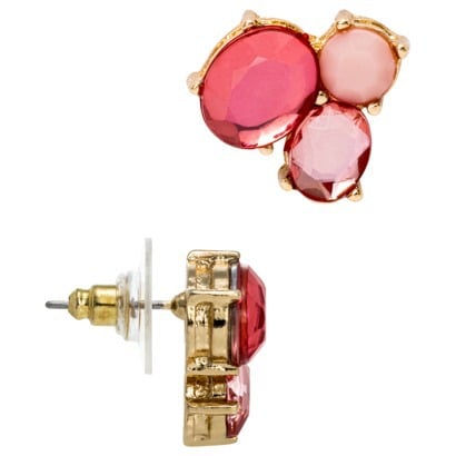 Target 3-Stone Fashion Button Earrings