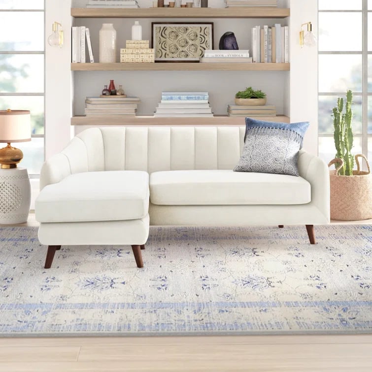 Najlepszy Bouclé Sectional: Mistana 2-Piece Upholstered Sectional