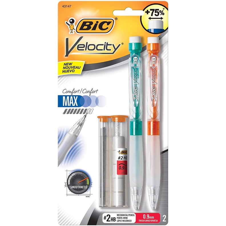 机械铅笔铅笔:BIC速度最大