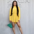 Storm Reid Brightens Up Prada's Front Row in a Yellow Belted Shirtdress