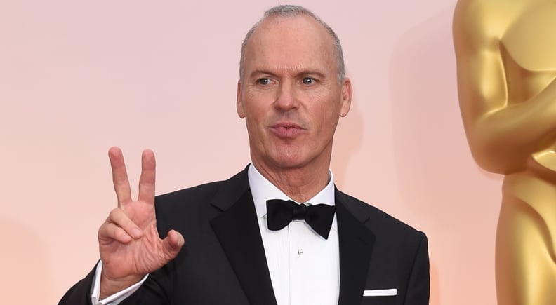 Michael Keaton Putting His Speech Away at the 2015 Oscars | PS Celebrity