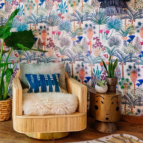Phoenix Wallpaper in Naturale by Justina Blakeney | Shop ...
