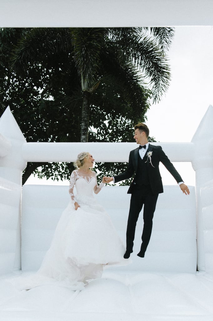 Photos of Adalynn and Florinel's Wedding Bouncy Castle