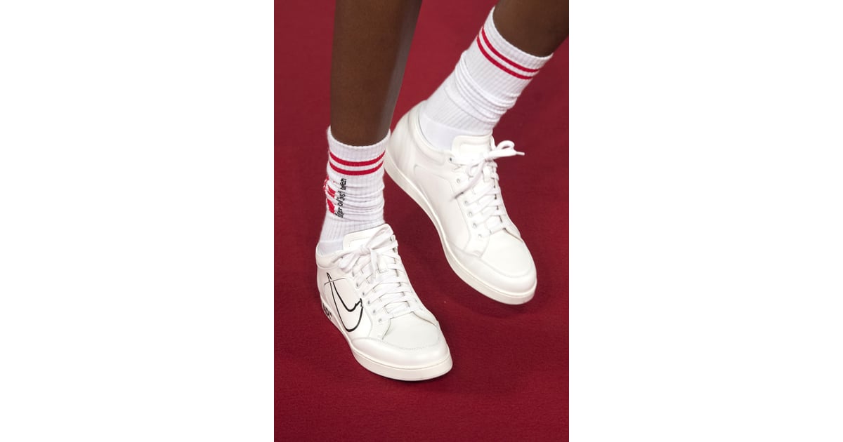 Sporty OffWhite Shoe Trends Spring 2018 POPSUGAR Fashion Photo 36