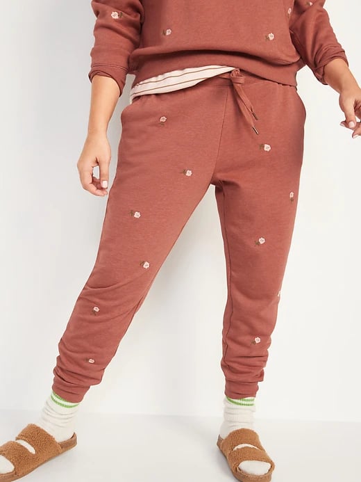 Old Navy Vintage Mid-Rise Embroidered Jogger Sweatpants