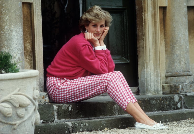Princess Diana's Pink Sweater and Plaid Pants