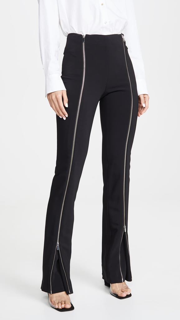 Rosetta Getty Zipper Godet Pants