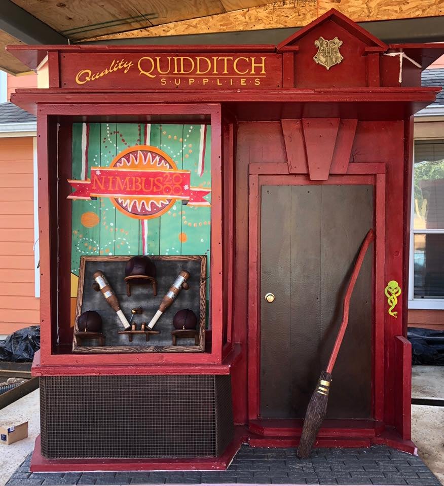 Family Creates Diagon Alley House Family Creates Diagon Alley House