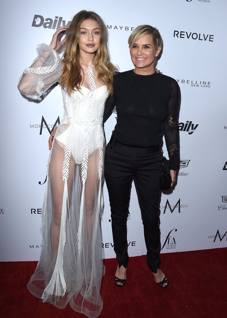 Gigi and Yolanda Hadid at Fashion Los Angeles Awards 2016