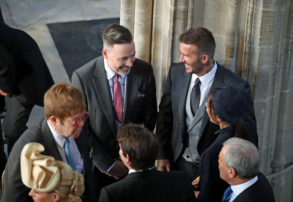 Elton John, David Furnish, David and Victoria Beckham