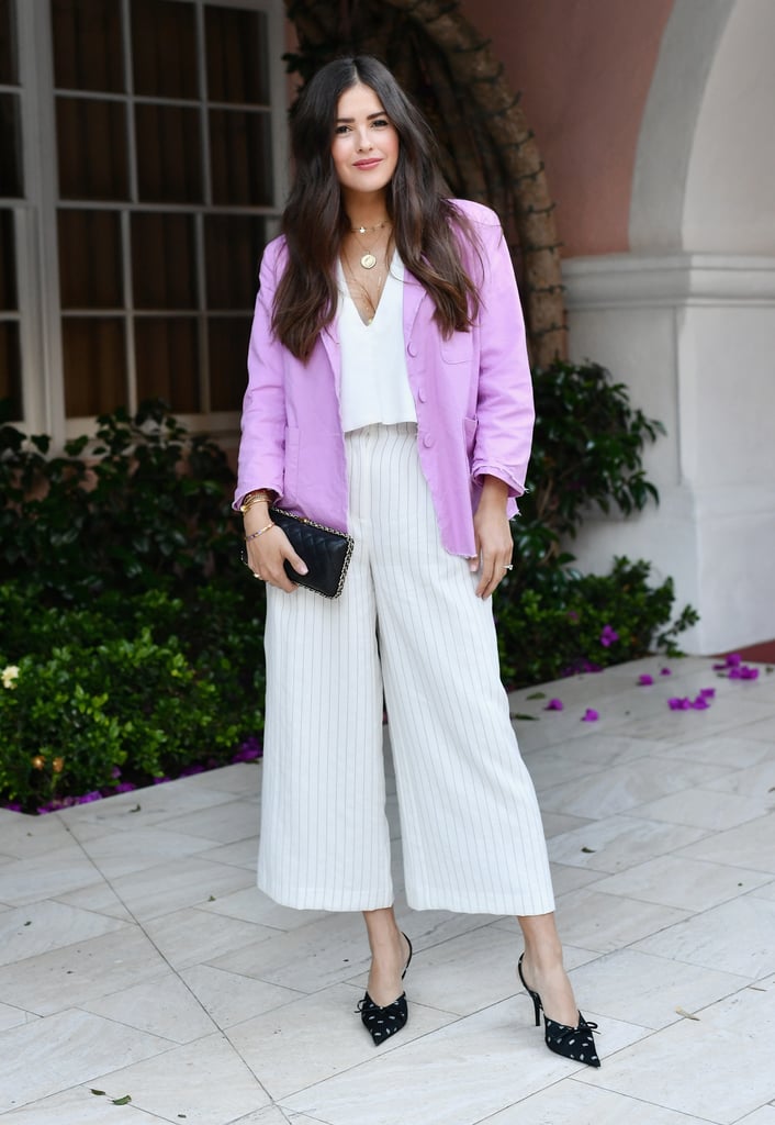 This take on high-waisted trousers has "boss lady" written all over it. Tuck in a blouse and add heels for the full effect.