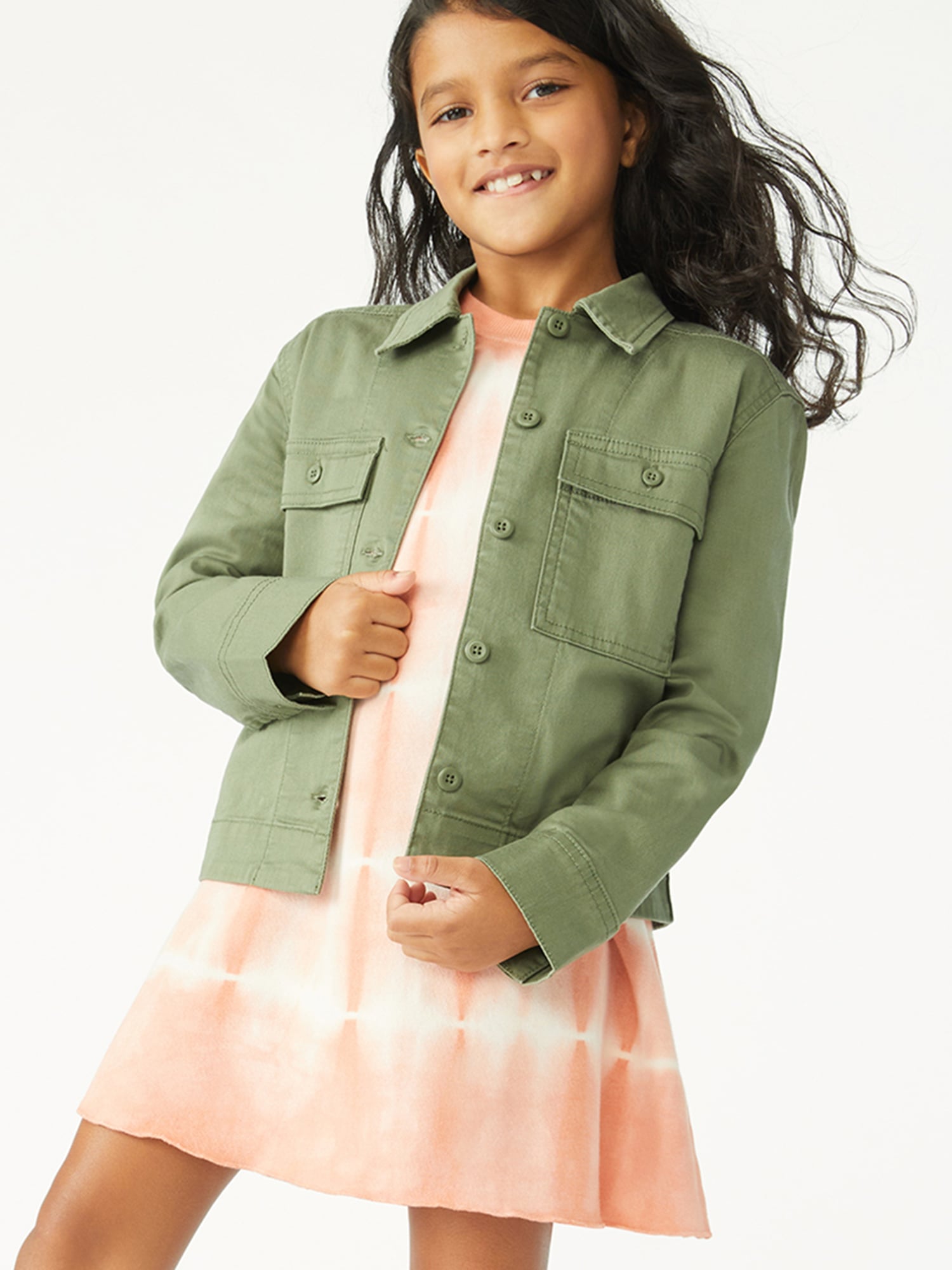 Girls shirt sale jacket