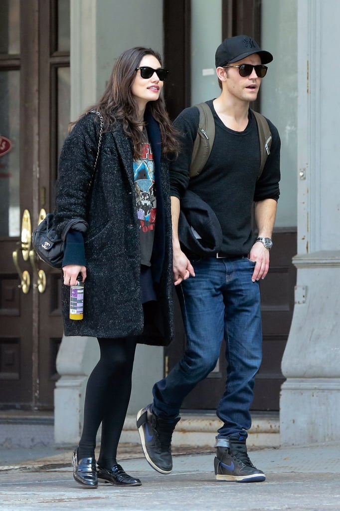 Phoebe Tonkin and Paul Wesley Hold Hands in NYC March 2016
