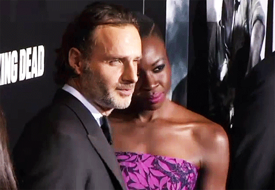 Andrew Lincoln and Danai Gurira Pictures