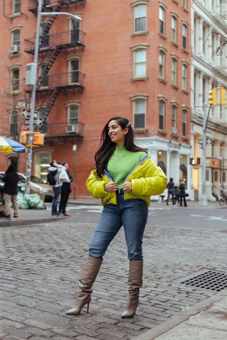 How To Wear The Neon Trend — Top Buttons