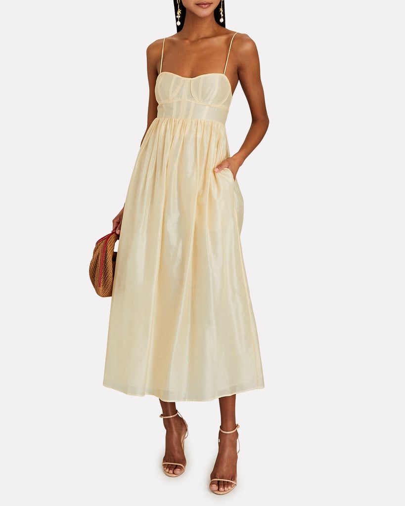 Ulla Johnson Mariza Organza Midi Dress