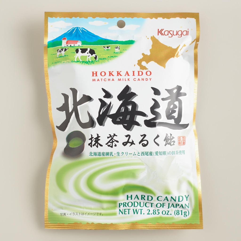 These hard candies from Japan are like a matcha latte in concentrated form.
Shop it: Kasugai Matcha Milk Hard Candy ($3)