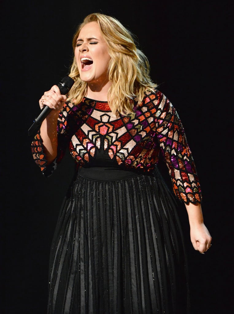 Adele at the 2017 Grammys