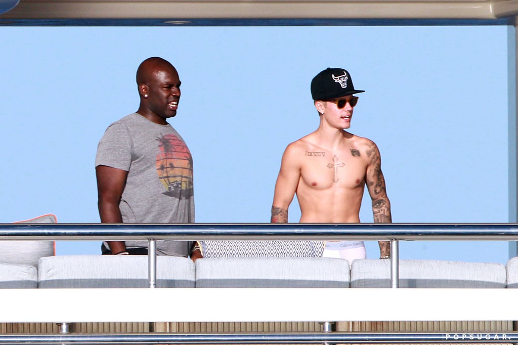 Justin Bieber Shirtless in Ibiza After Orlando Bloom Fight