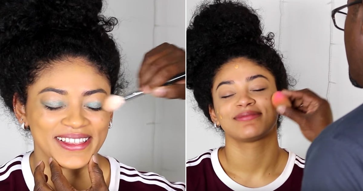 Jasmine Brown's Dad Does Her Makeup Video POPSUGAR Beauty UK