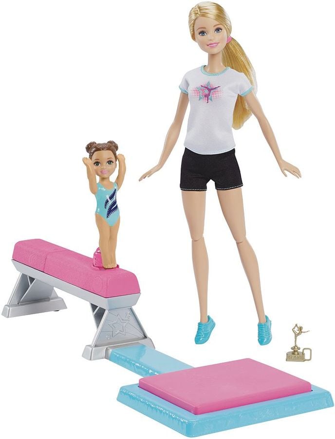 Barbie Gymnastics Feature Playset