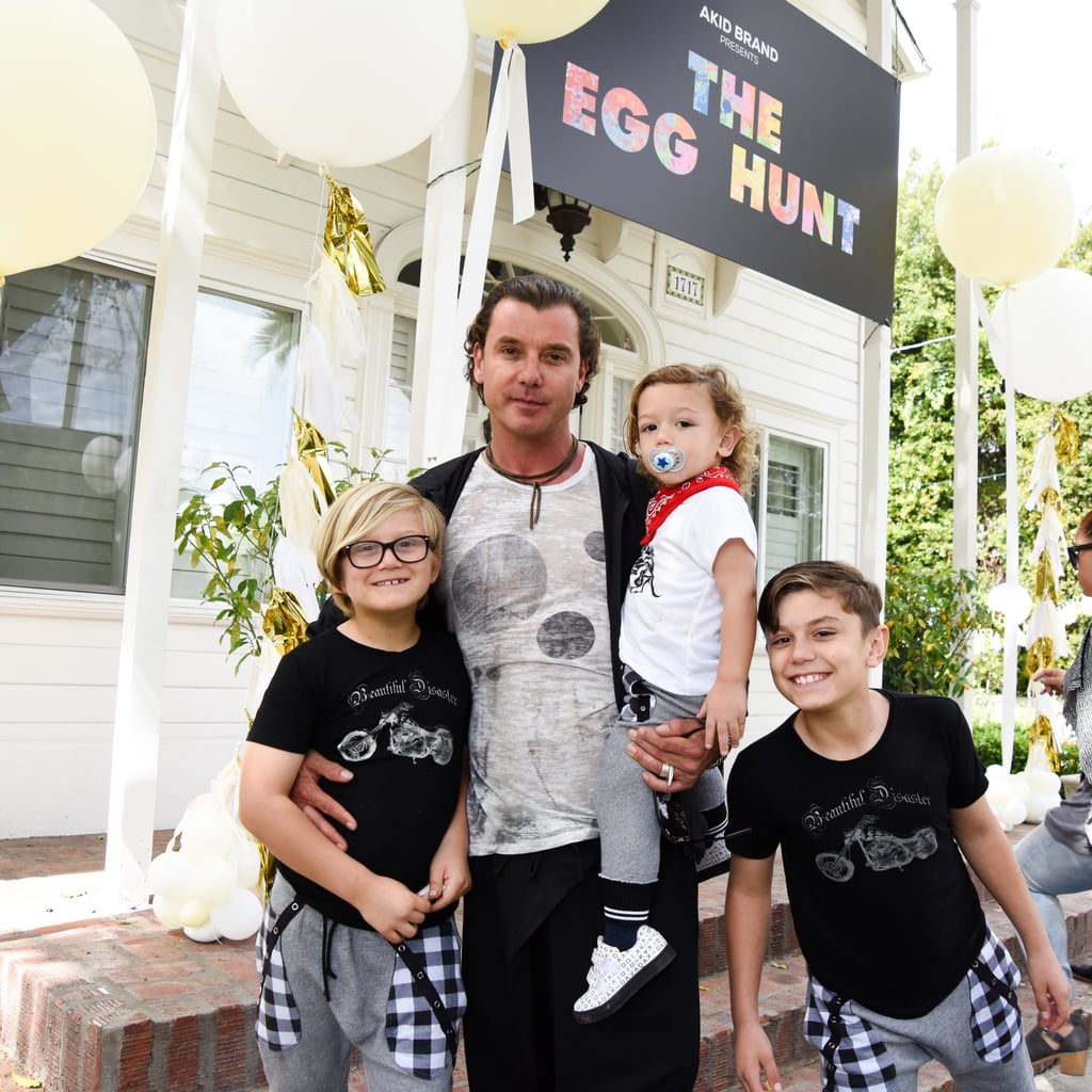 Gavin Rossdale and Kids Easter Egg Hunt March 2016