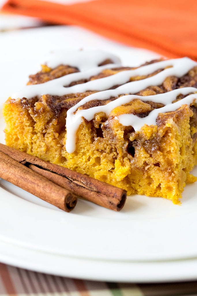 Pumpkin Cinnamon Roll Cake
