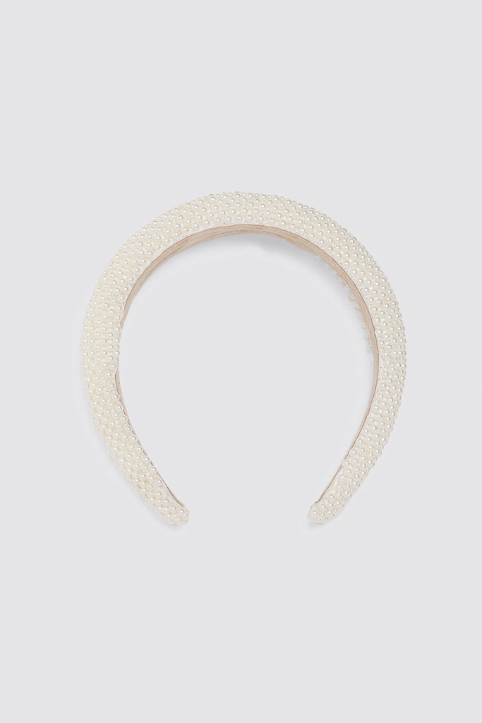 Zara Quilted Pearly Headband