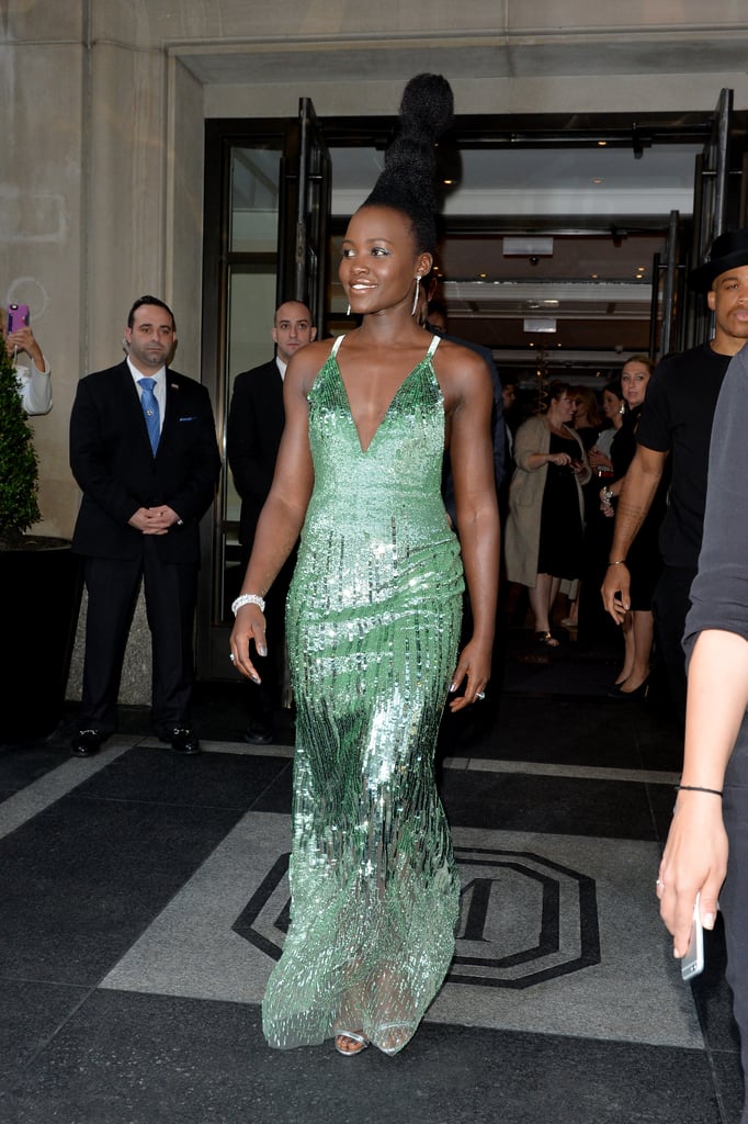 Lupita Nyong'o Calvin Klein Dress Met Gala 2016