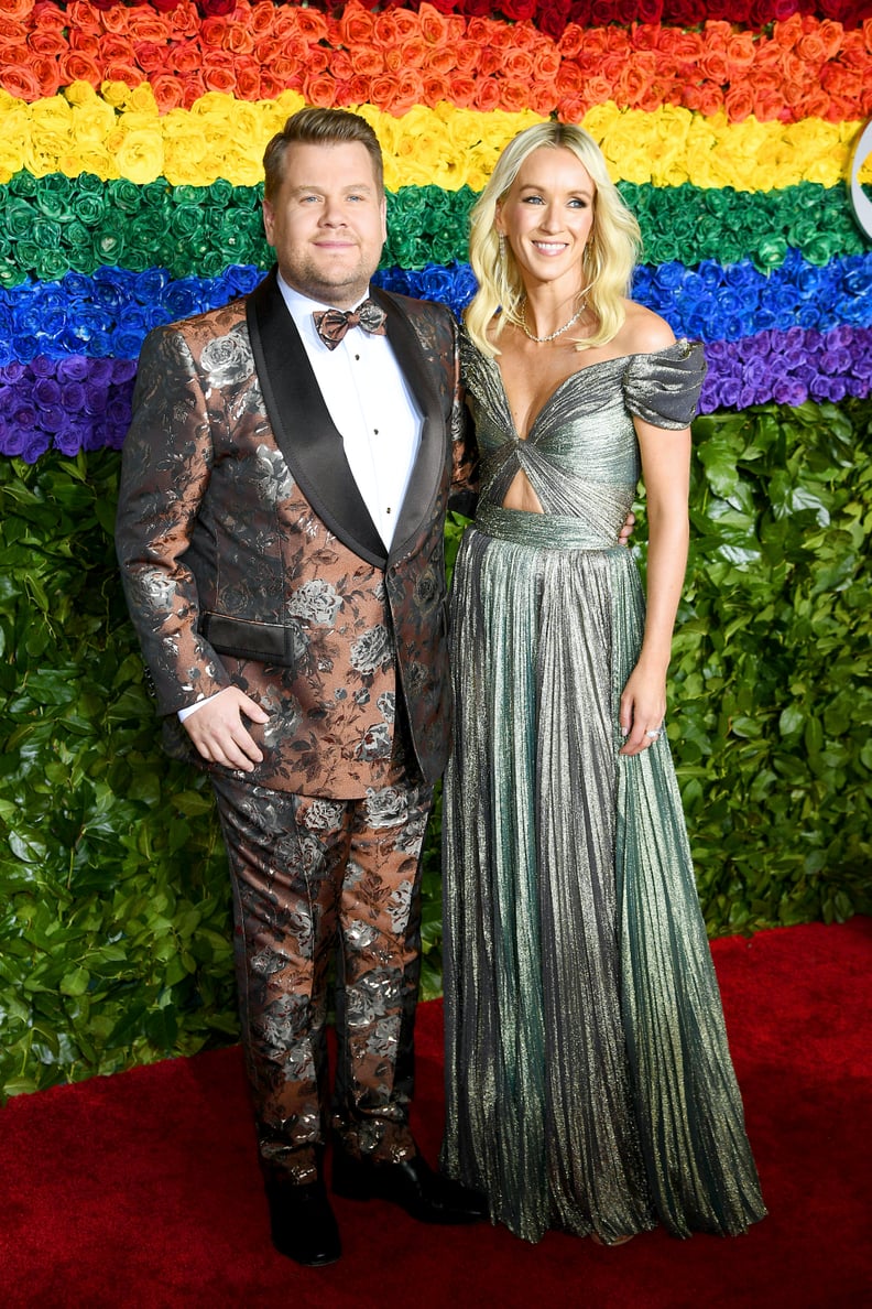 James Corden and Julia Carey