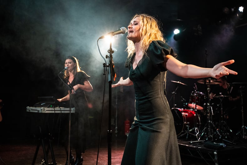 LONDON, ENGLAND - JULY 11: Aly and AJ perform at Scala on July 11, 2019 in London, England. (Photo by Lorne Thomson/Redferns)