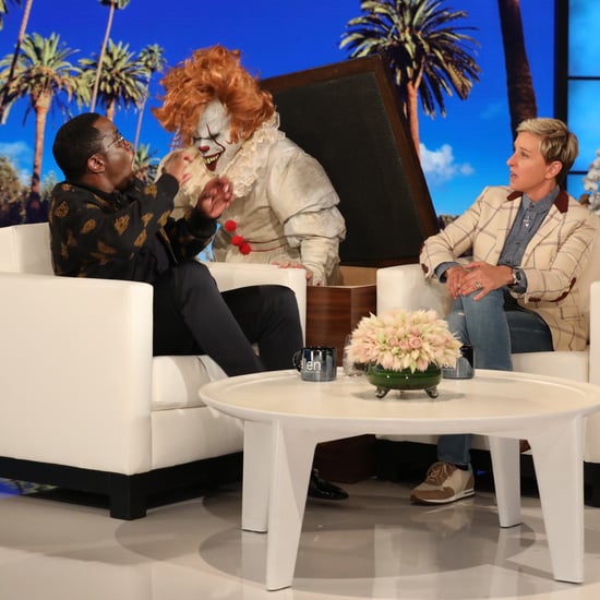 Sean Diddy Combs Scared by a Clown on Ellen 2018