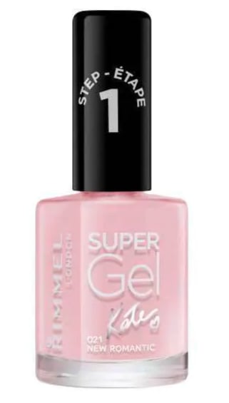 Rimmel Super Gel Nail Polish New Romantic Hailey Baldwins Baby Pink