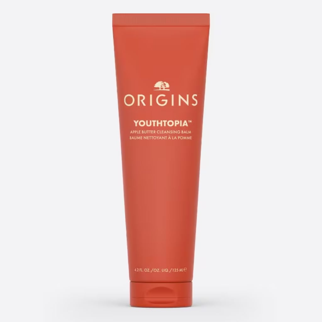 Origins Youthtopia Apple Butter Cleansing Balm ($39)
Makeup wearers will appreciate this luxe cleansing balm, which melts everything off in seconds and leaves skin feeling soft and hydrated.