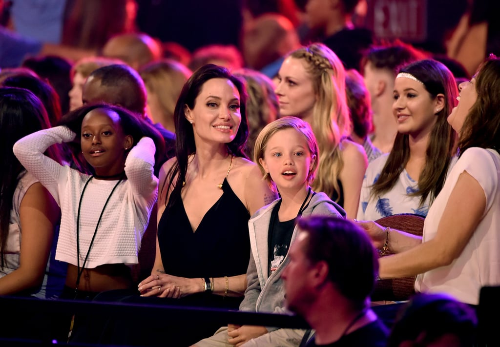 Angelina Jolie With Shiloh and Zahara at Kids' Choice Awards