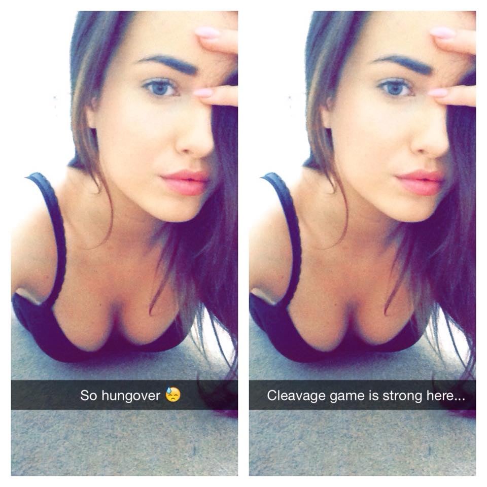 Snapchat Cleavage