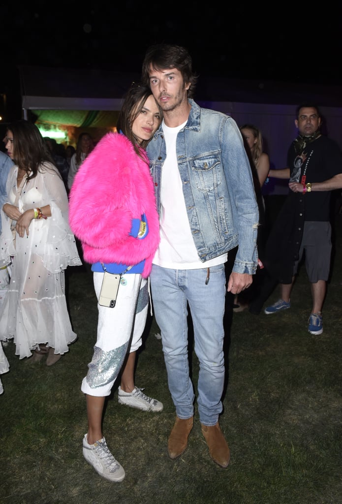 Alessandra Ambrosio and Nicolo Oddi at Coachella 2019