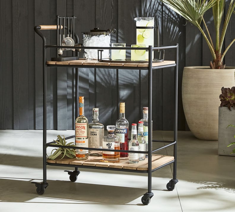 Best Modern Outdoor Bar Cart From Pottery Barn