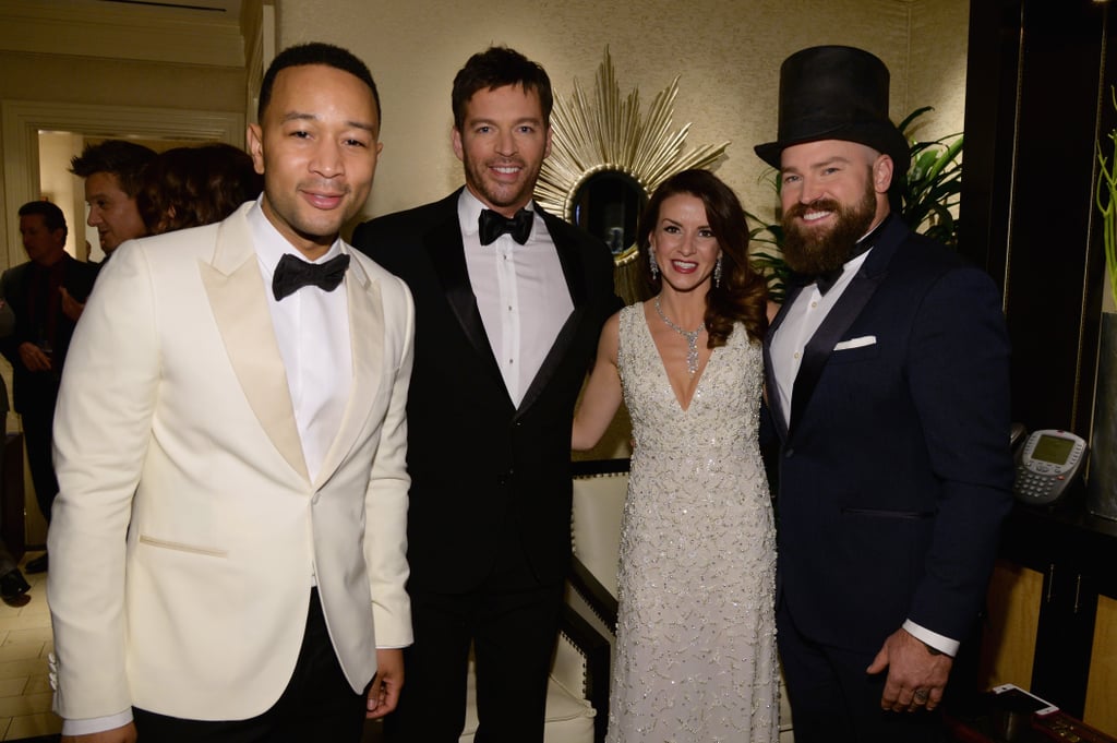 Pictured: John Legend, Harry Connick Jr., Shelly Brown, and Zac Brown
