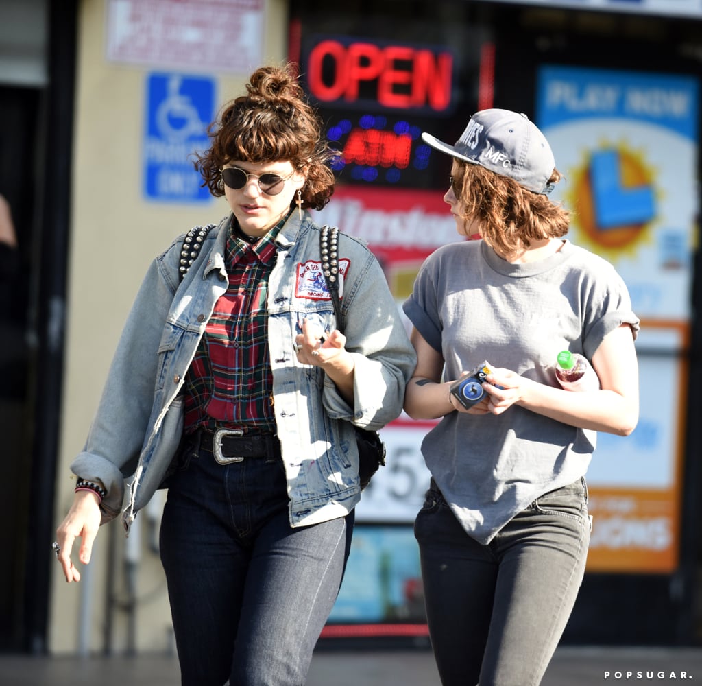 Kristen Stewart With Mystery Woman March 2016