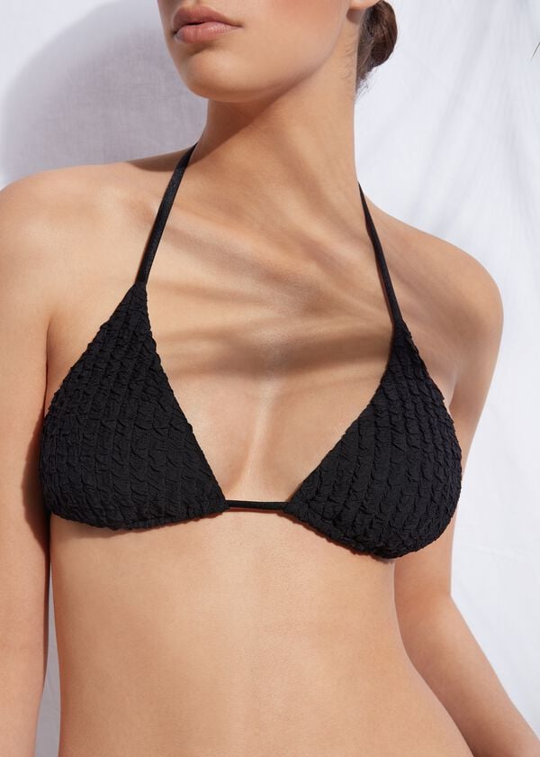 Calzedonia Triangle String Swimsuit Top Marrakech