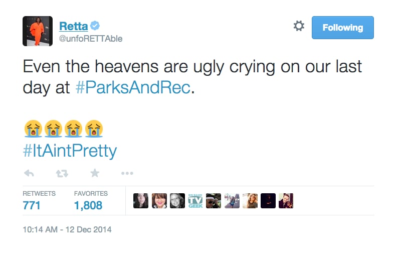 Parks and Recreation Cast Tweets About Last Day of Filming