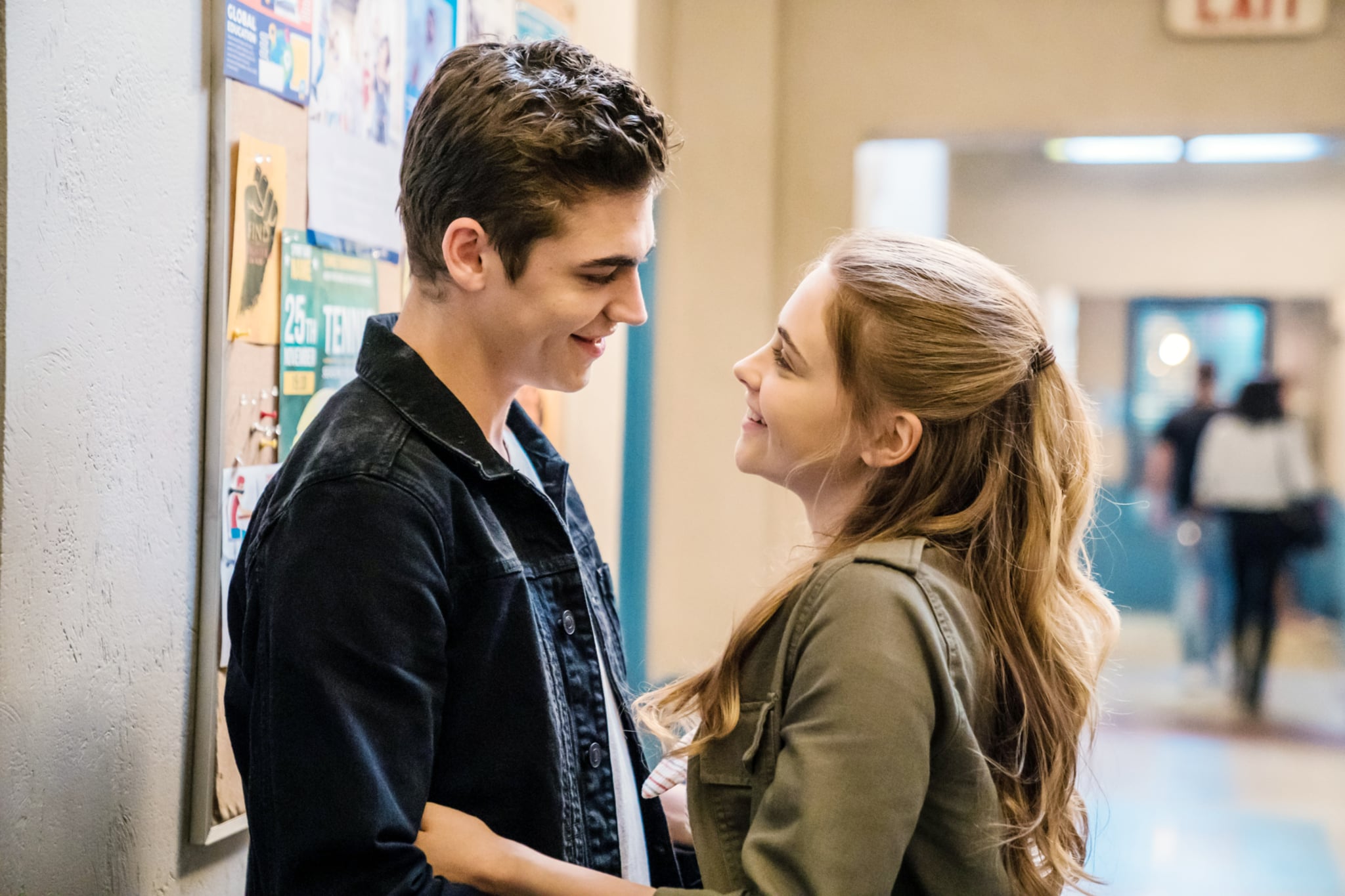 AFTER, from left: Hero Fiennes Tiffin, Josephine Langford, 2019. ph: Quantrell D. Colbert/  Aviron Pictures /courtesy Everett Collection