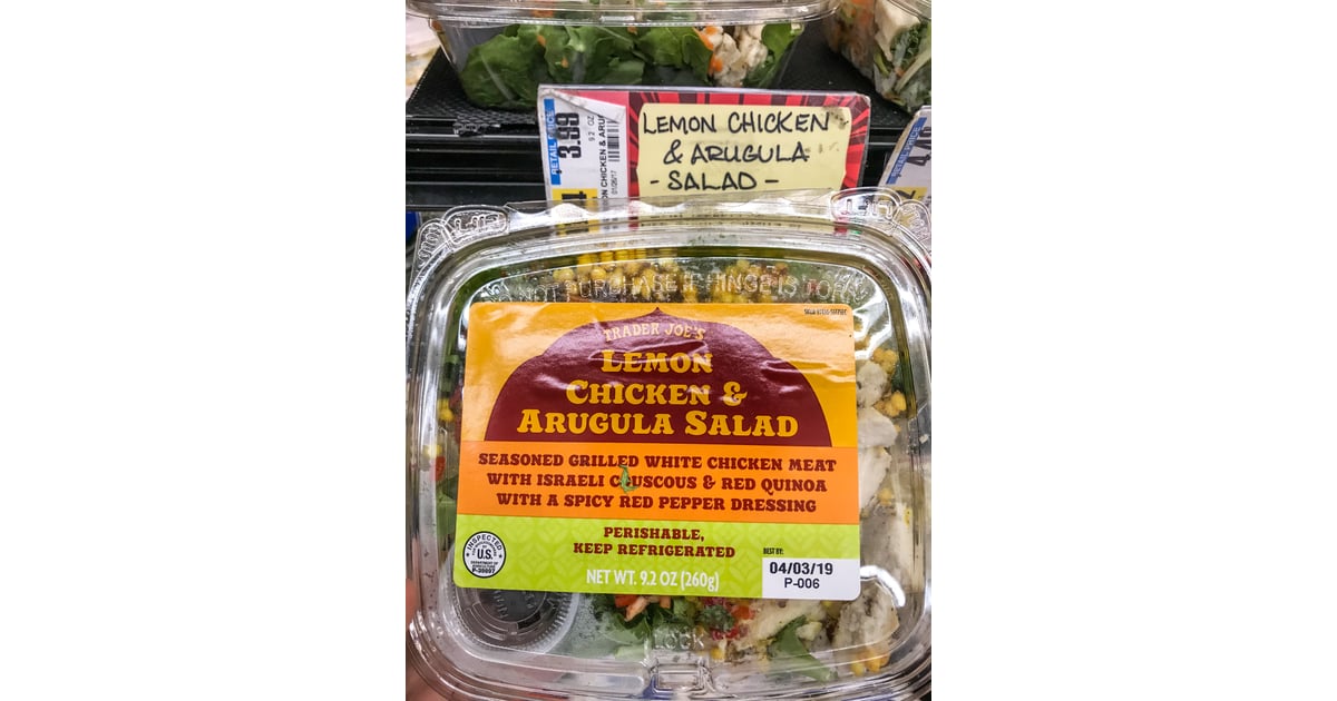 Lemon Chicken & Arugula Salad (4) Best Trader Joe's Salads 2019 POPSUGAR Fitness Photo 20